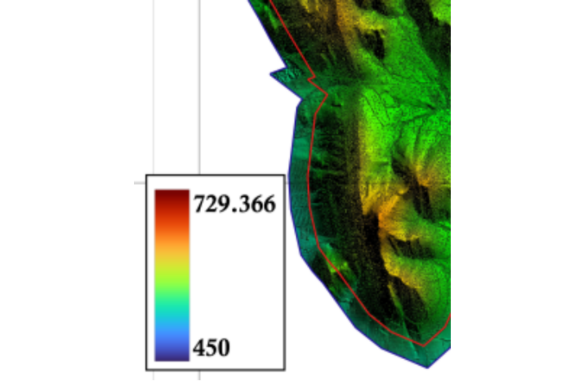 Digital Surface Model Map
